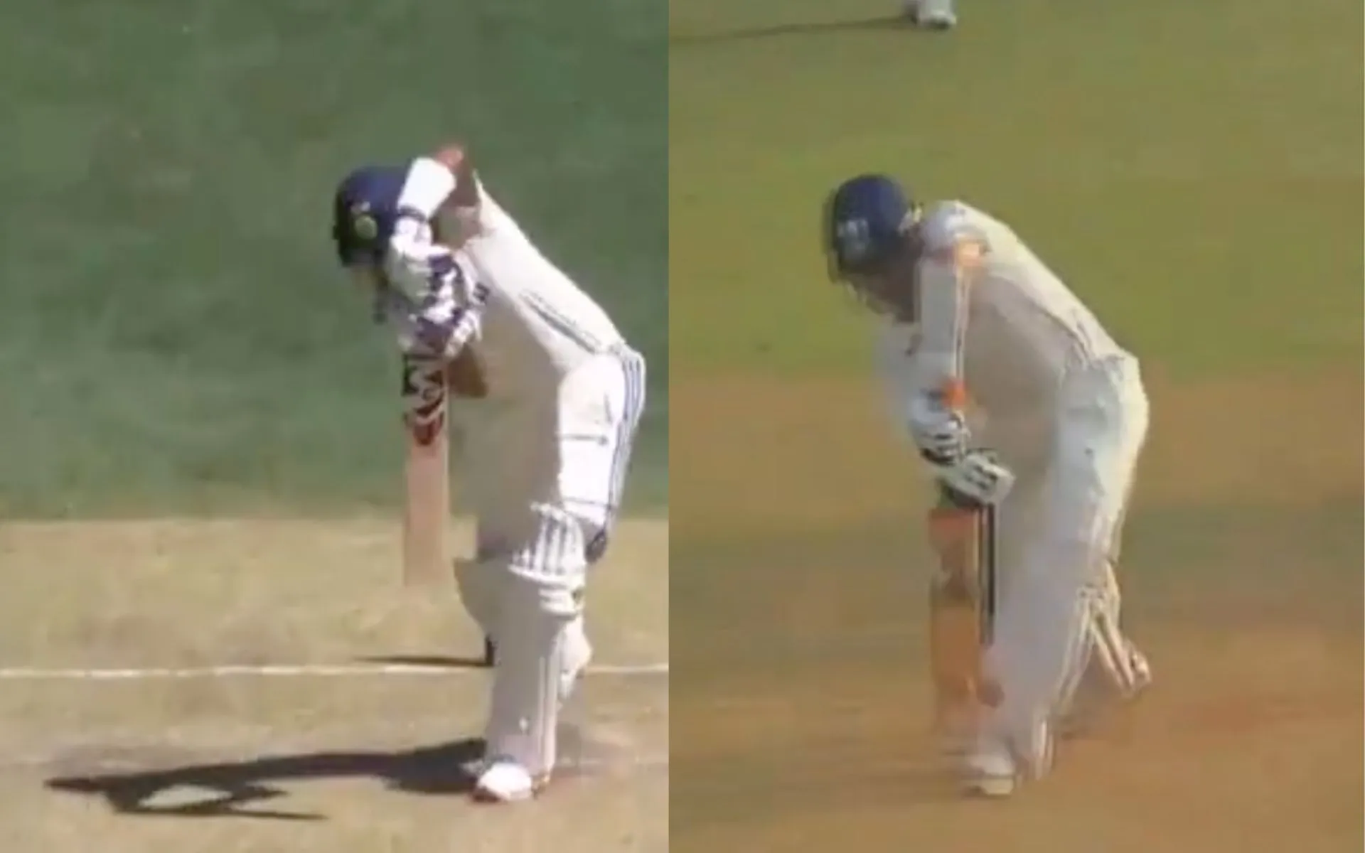 KL Rahul mirrors Sachin Tendulkar [Source: @RandomCricketP1/X.Com]
