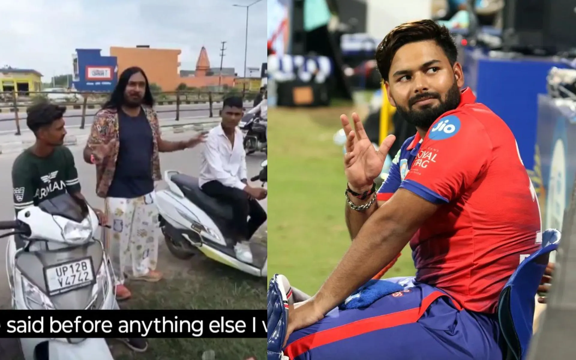Rishabh Pant's kind gesture (Source:@CricCrazyJohns,x.com)