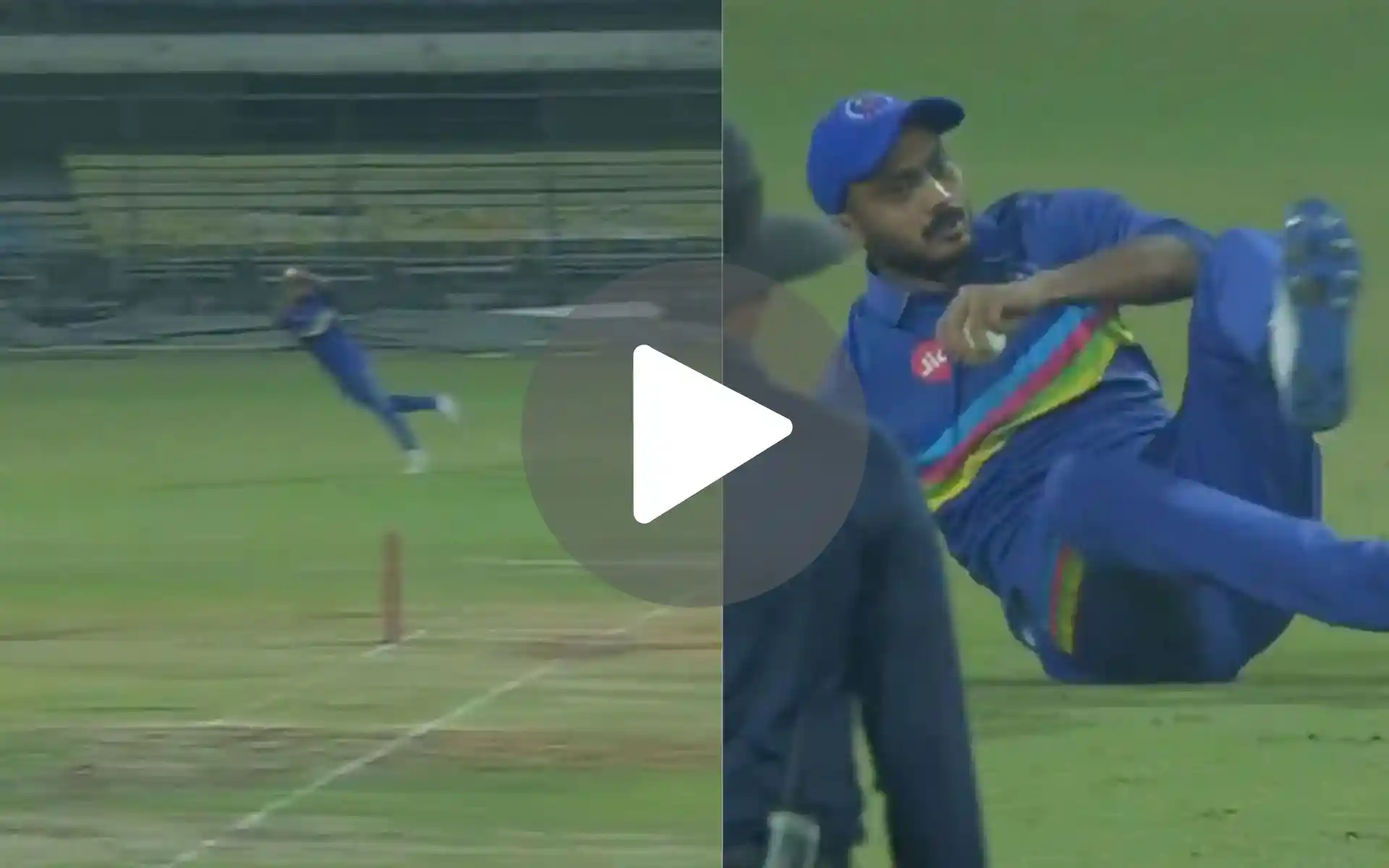 [Watch] Axar Patel Pulls Off A Blinder; Nabs Flying Catch To Jolt Hardik Pandya's Baroda