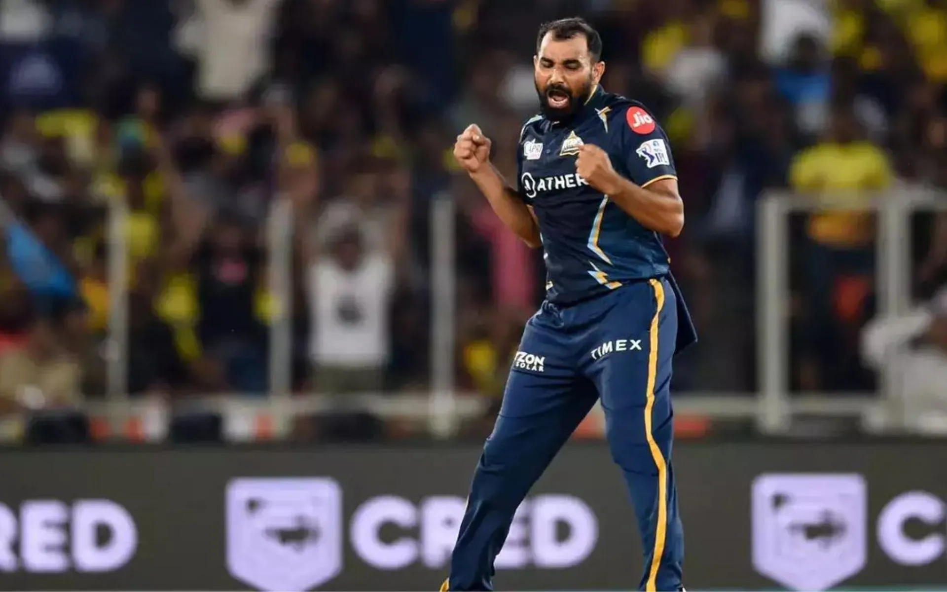 Mohammed Shami for GT (Source:@CricCrazyJohns/X.com)