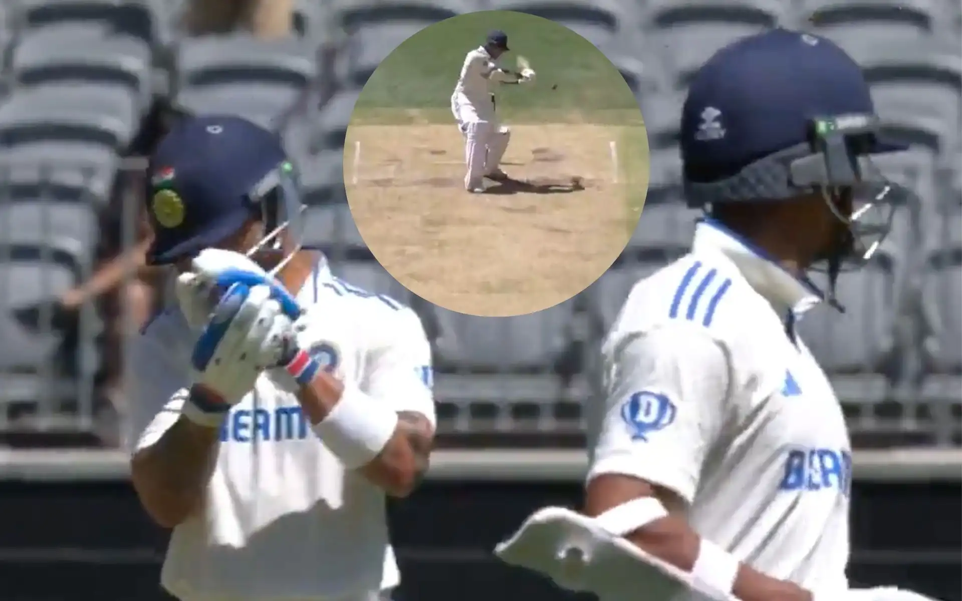 Yashasvi Jaiswal's wicket in Perth Test (Source:@gavaskar_theman/X.com)
