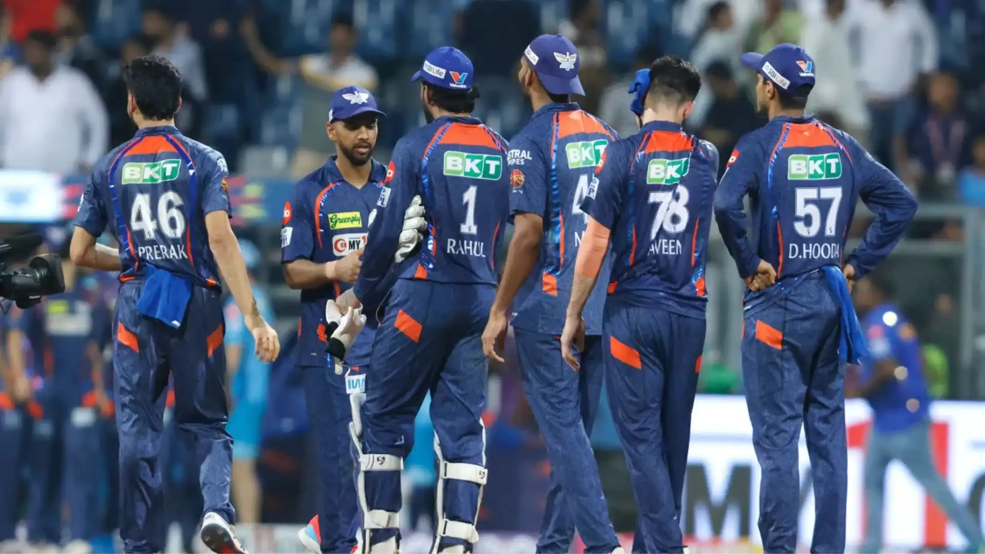 Lucknow SuperGiants in action [Source: IPLT20.com]