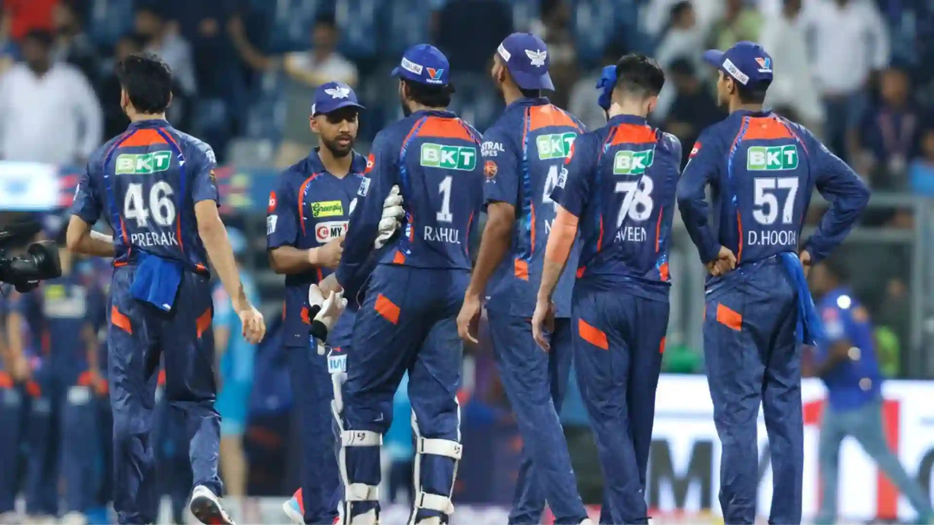 Lucknow SuperGiants in action [Source: IPLT20.com]