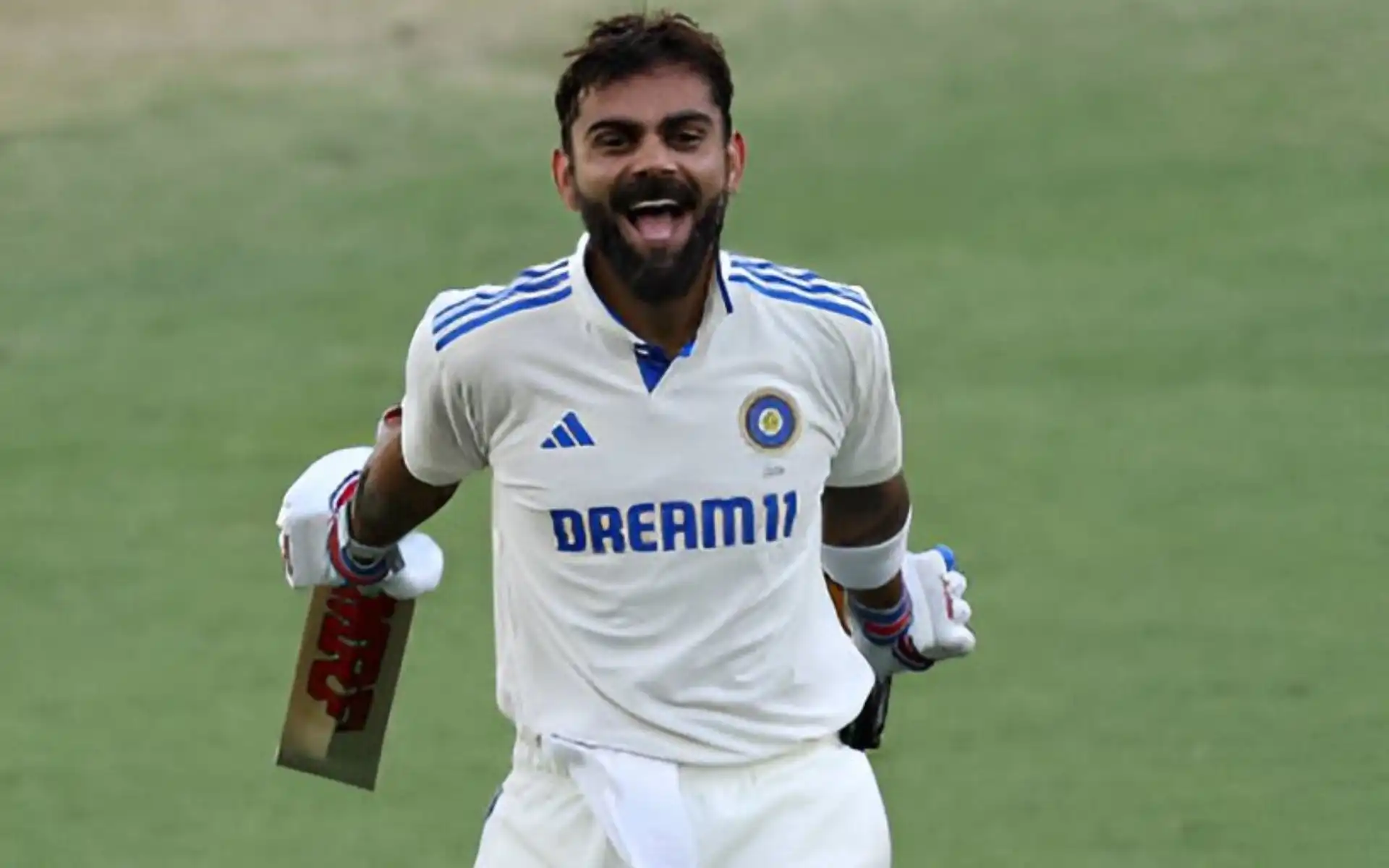 Virat Kohli slams a hundred in Perth Test vs Australia [Source: @mufaddal_vohra/X.com]