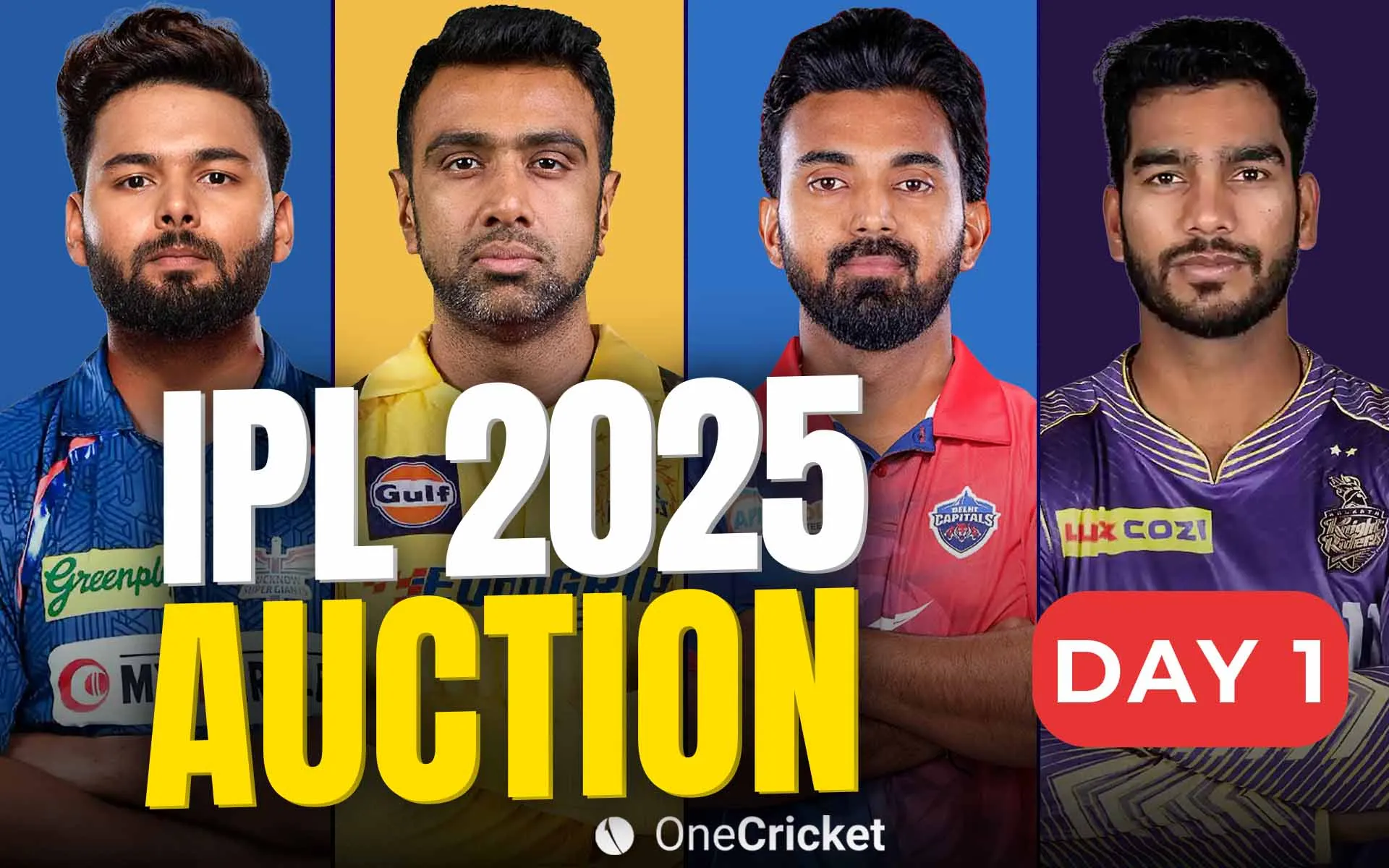 IPL 2025 Mega Auction Live (Source: OneCricket)