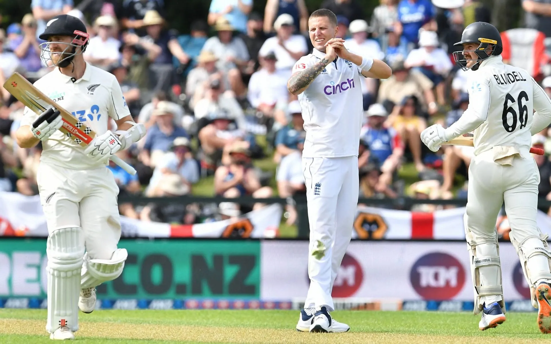 NZ vs ENG 1st Test Day 1 Highlights [Source: @englandcricket/x.com]