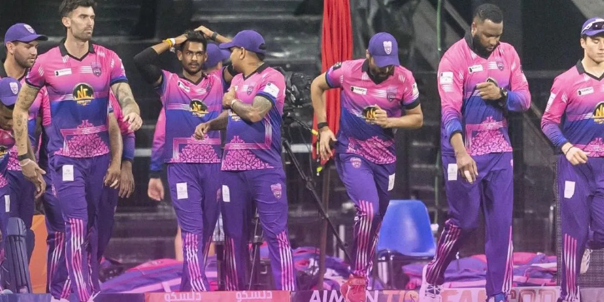 New York Strikers unit in Abu Dhabi T10 (Source:@NewYorkStrikers/X.com)