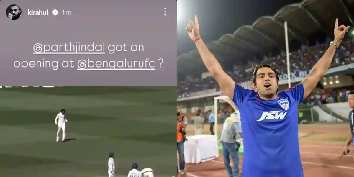 KL Rahul posts hilarious story for Parth Jindal [Source: @mufaddal_vohra, @imSkrishnaaa/X.com]