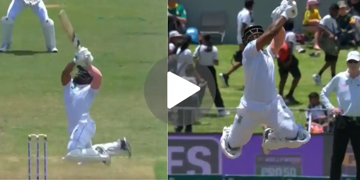 [Watch] Temba Bavuma Goes For A Fly; Upper Cuts Sri Lankan Pacer For Six In 1st SA Vs SL Test