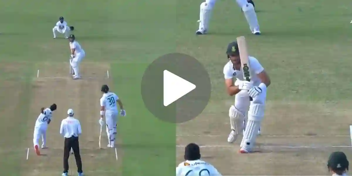 [Watch] Aiden Markram Castled As Vishwa Fernando Denies Him Fifty With A Jaffa