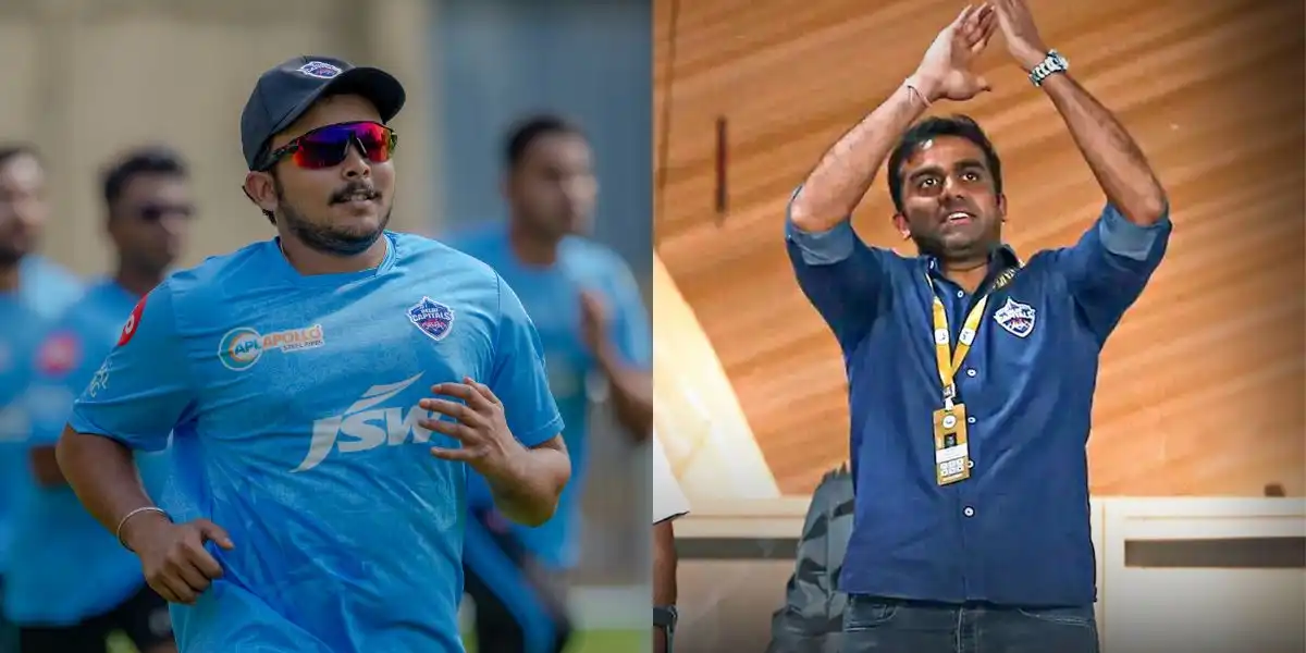 Prithvi Shaw went unsold in IPL mega auction [Source: @DelhiCapitals, @Rishabhians17/X.com]