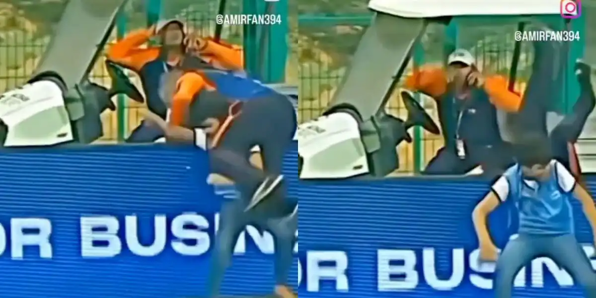 Faf du Plessis suffers deadly collision [Source: @Sportybuzz1/X]