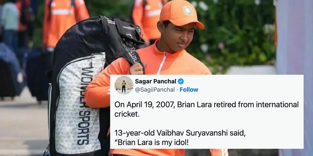 Vaibhav Suryavanshi set to play in IPL 2025 (Source:@munikumar93,x.com)
