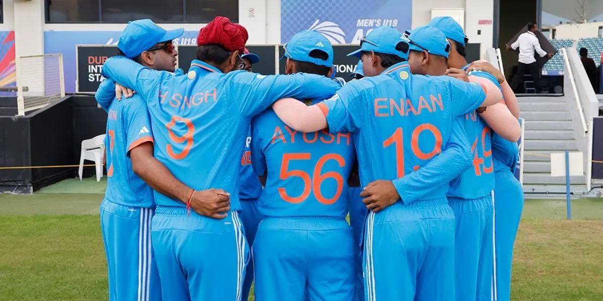 The India U19 team was defeated by Pakistan in their first matchup [Source: @BCCI/X.com]