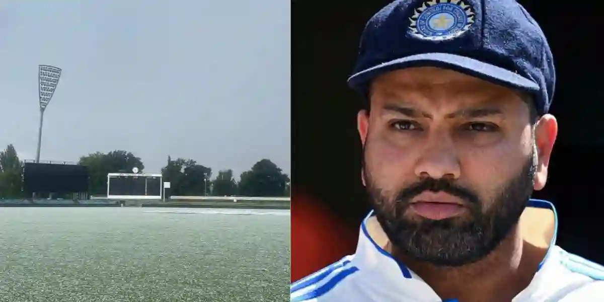 Day 1 of India's tour match washed out in Canberra [Source: @_FaridKhan, @AnkanKar/x]