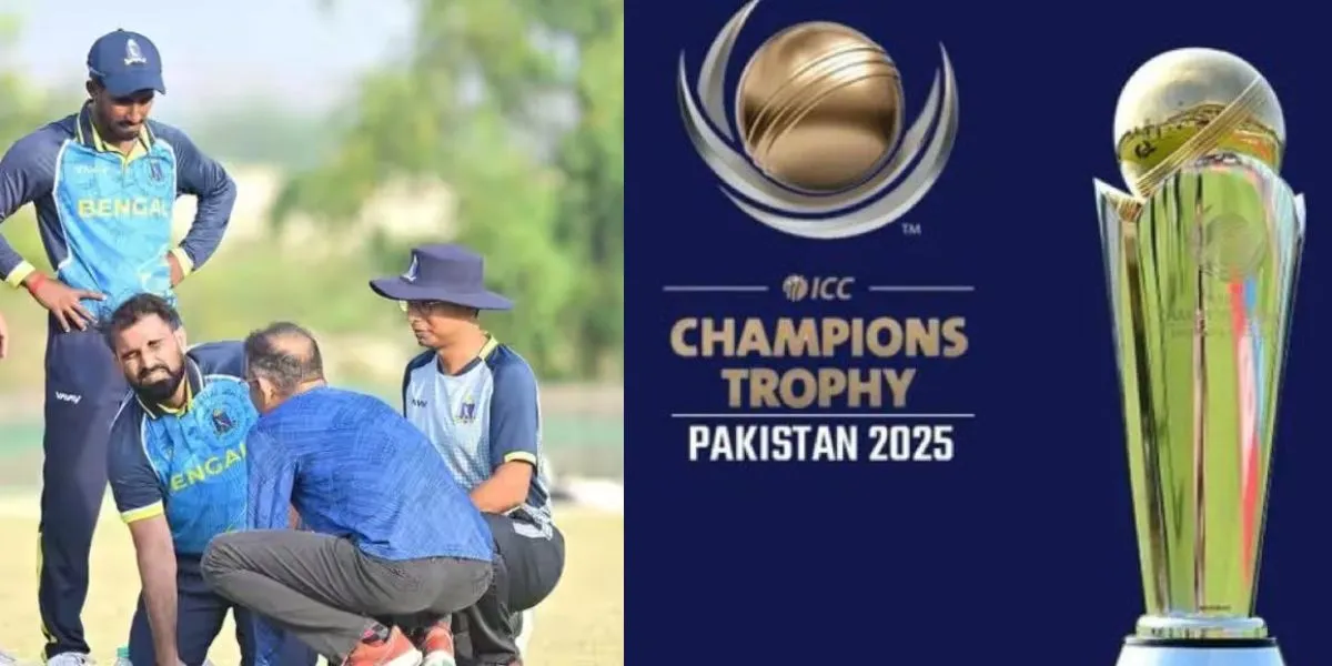 Mohammad Shami and Champions Trophy- (Source:@Johns/X.com)