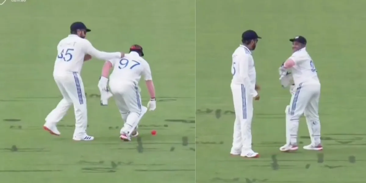 Rohit Sharma and Sarfaraz Khan - (Source:@ScreenGrab)