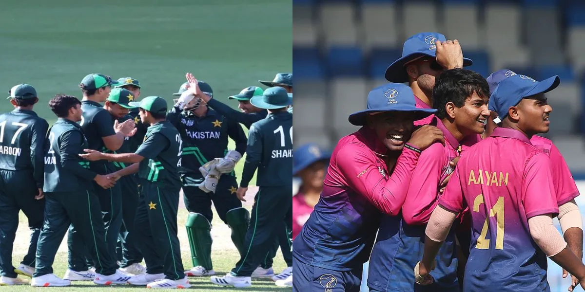 PAK U19 vs UAE U19 (Source: PCB & ECB/X.com)