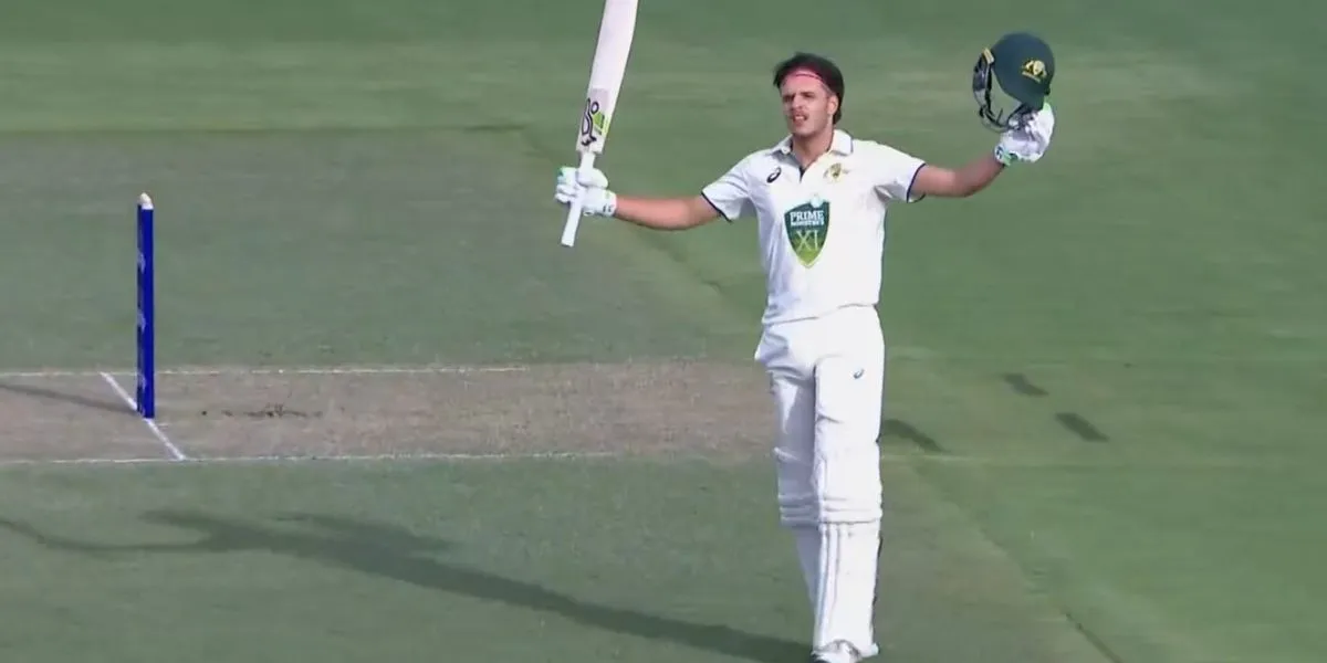 Sam Konstas Century - (Source:@CricAsustralia/X.com)