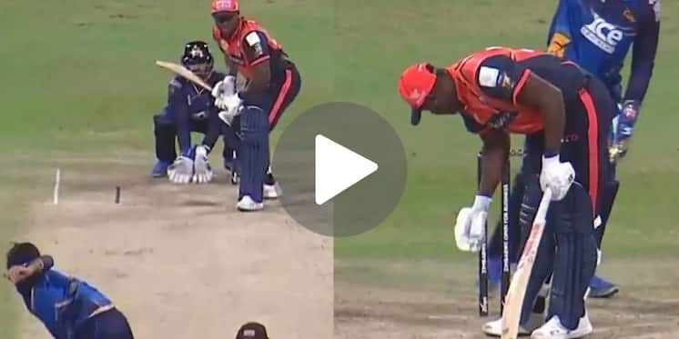 [Watch] Usman Tariq Traps Rovman Powell; Stuns Him For LBW In Abu Dhabi T10 League