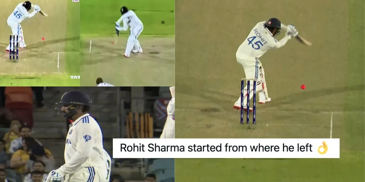Rohit Sharma dismissal vs PM-XI (Source:@jod_insane,x.com)