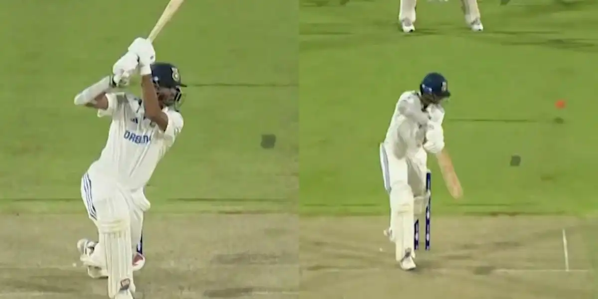 Washington Sundar shows off his muscle in warm-up game [Source: @StarSportsIndia/X.com]