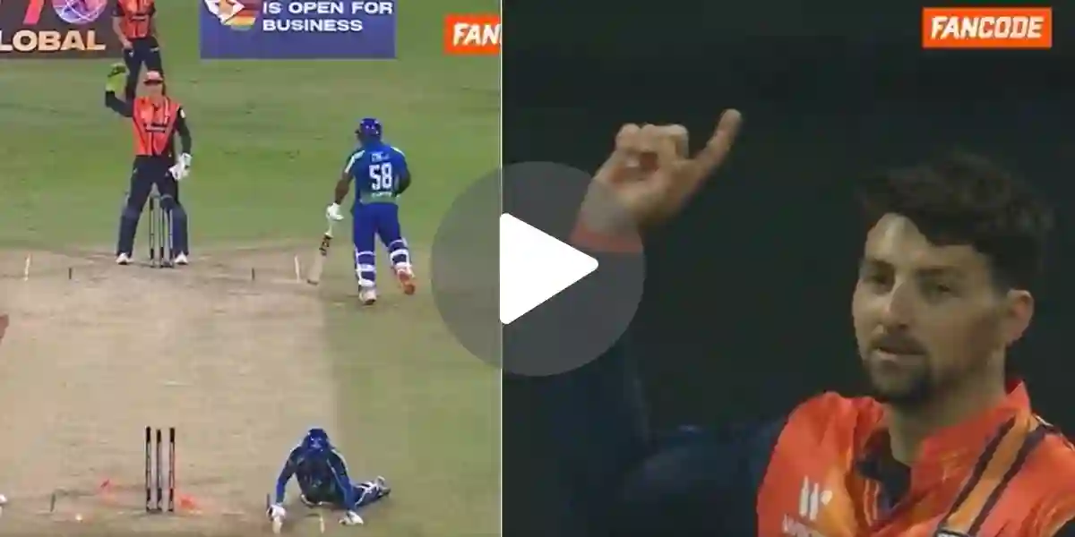 [Watch] RCB's IPL 2025 Recruit Tim David Inflicts Run Out With A Bullet Throw In Abu Dhabi T10