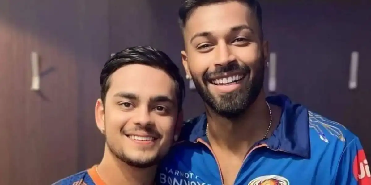 Hardik Pandya bid farewell to Ishan Kishan [Source: @ishan_parody1/X.com]