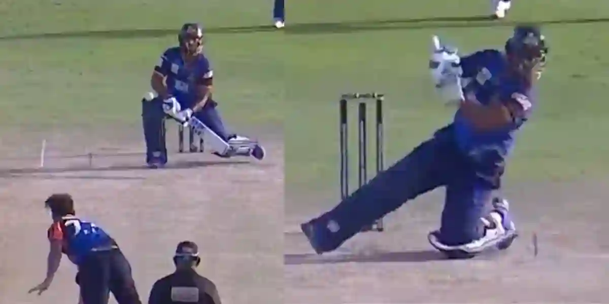 Nicholas Pooran's six in Abu Dhabi T10 (Source:@FanCode/X.com)