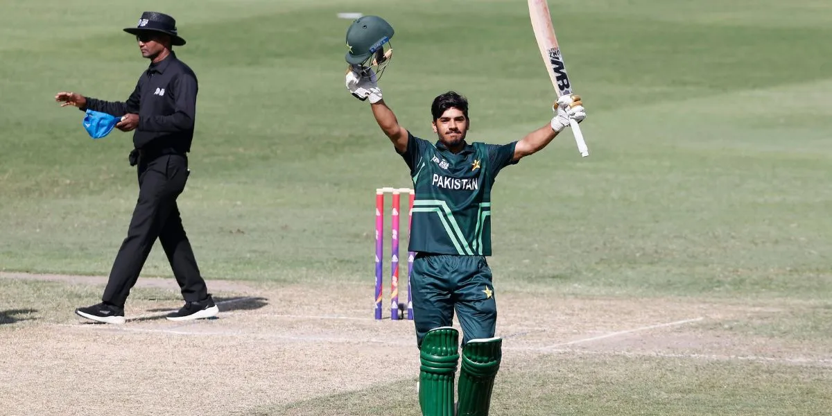 Shahzaib scored successive tons in Under-19 Asia Cup [Source: @CricWick/X.Com]
