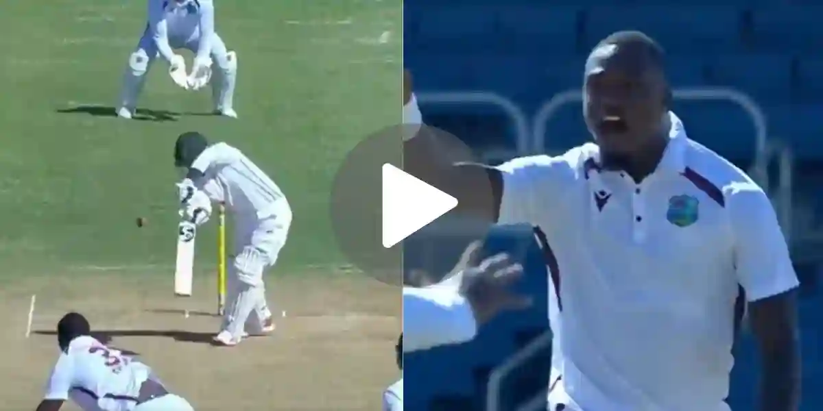 [Watch] Litton Das' Painful Stay Ended By Jayden Seales; WI Pacer Scripts Stunning Record