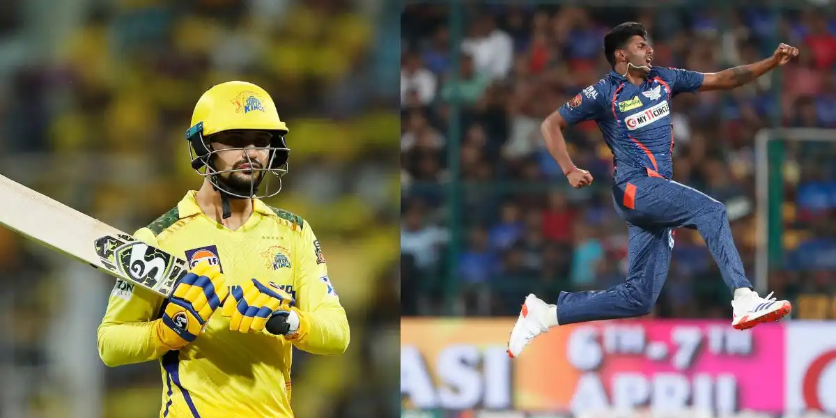 Sameer Rizvi and Mayank Yadav [Source: @CricCrazyJohns, @cricbuzz/x.com