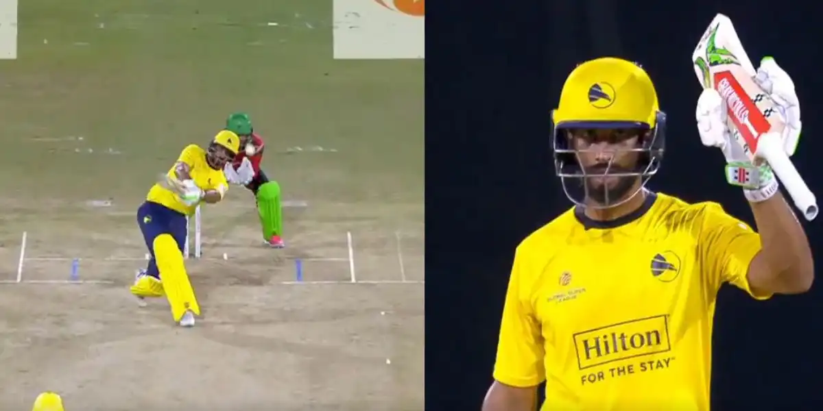 Shan Masood shows form in GSL 2024 [Source: @gslt20/X.com]