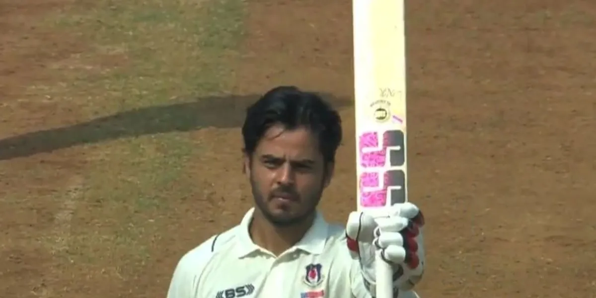Nitish Rana was out for a golden duck in SMAT against J&K [Source: @CricCrazyJohns/X.com]