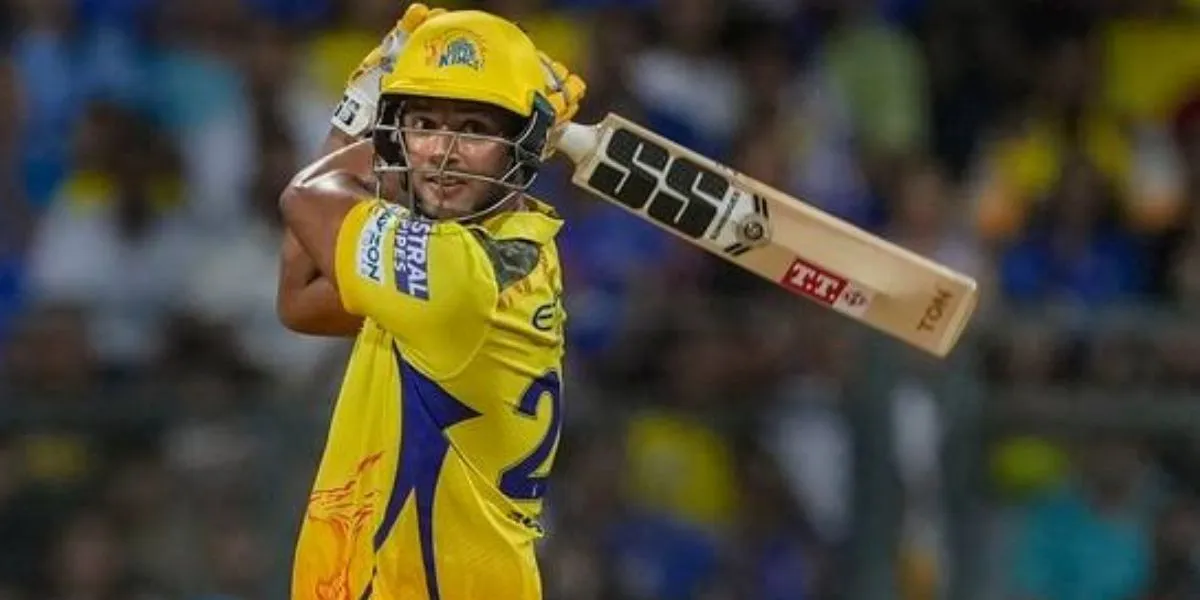 Shivam Dube for CSK in IPL (Source:@internetumpire/X.com)