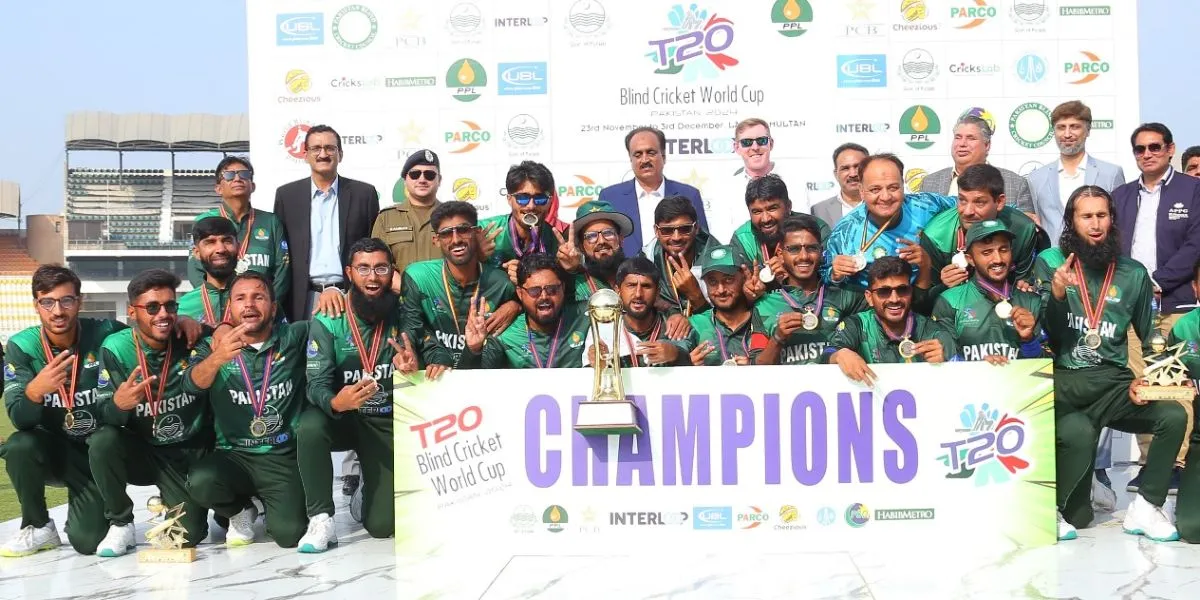 Pakistan Blind cricket team wins 2024 T20 World Cup [Source: @TheRealPCB/X.com]