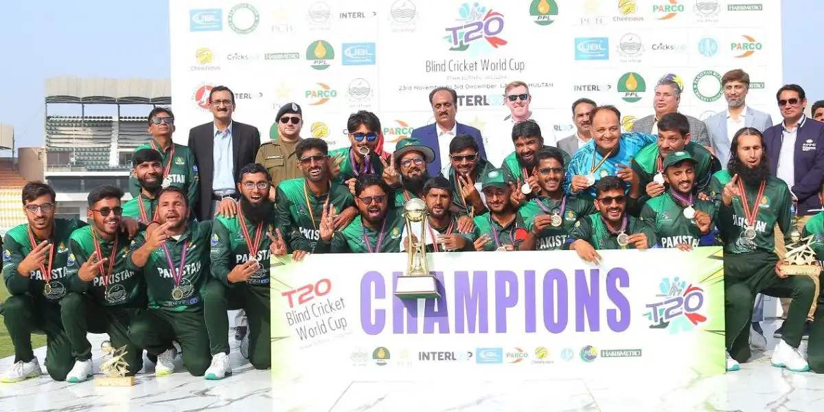 Pakistan Blind cricket team wins 2024 T20 World Cup [Source: @TheRealPCB/X.com]