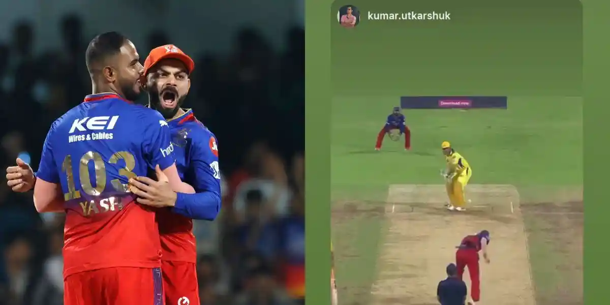 RCB Star Slammed For Posting MS Dhoni's Dismissal Video From IPL Match vs CSK