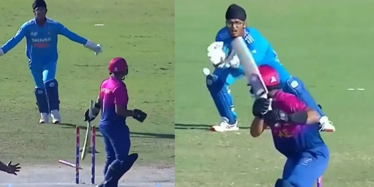 Indians struck early against UAE in U19 Asia Cup 2024 [Source: @SonyLIV/x]