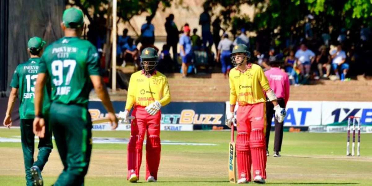 Zimbabwe vs Pakistan Clash (Source: @Vatyno/x.com)