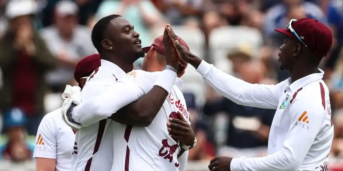 West Indies duo Jayden Seales, Kevin Sinclair in trouble [Source: @zeeshan_naiyer2/X.com]