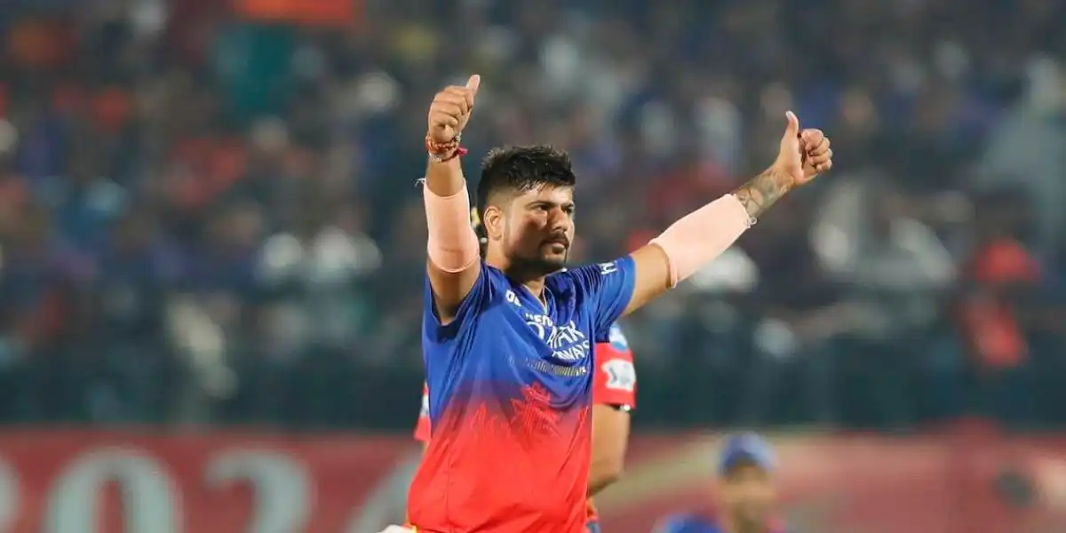 Karn Sharma for RCB [Source: @CricCrazyJohns/x.com]