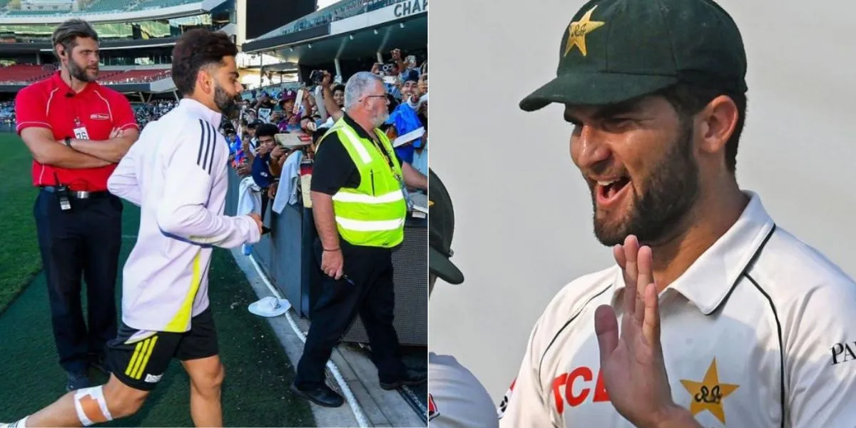 Virat Kohli and Shaheen Afridi [Source: @Johns, @BDCricTime/x]