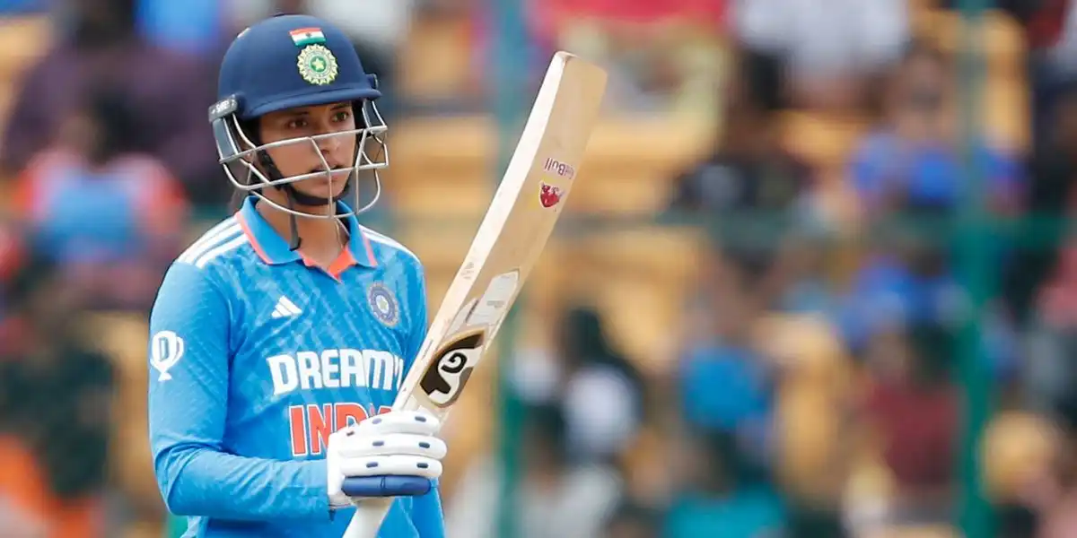 Smriti Mandhana for India [Source: @CricCrazyJohns/x.com]