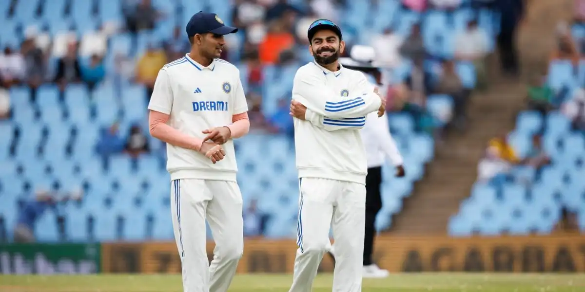 Virat Kohli with Shubman Gill [Source: @AkshatOM10/X]
