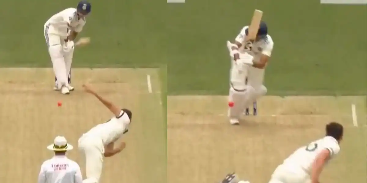 Yashasvi Jaiswal was dismissed for a duck in the 2nd Test [Source: Screen grab from @cricketcomau/x.com]