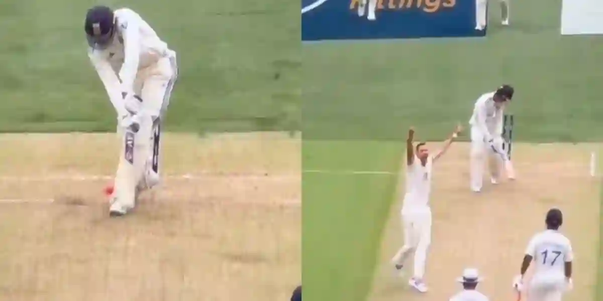Shubman Gill was dismissed by Scott Boland in 2nd Test [Source: Screen grab from @Meena_Emkay/x.com]