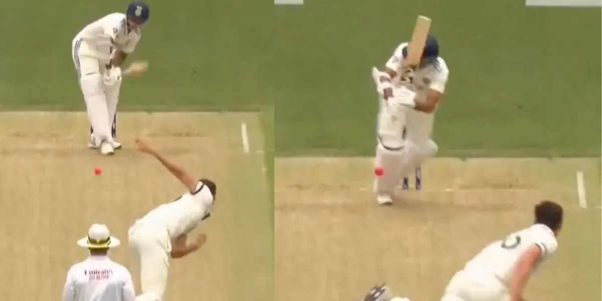 Yashasvi Jaiswal was trapped LBW on the first ball of the 2nd Test [Source: @cricketcomau/x.com]