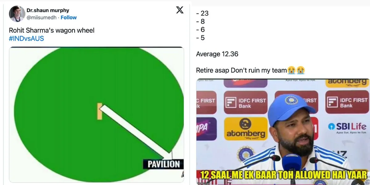 Rohit Sharma memes - (Source:@Johns/X.com)