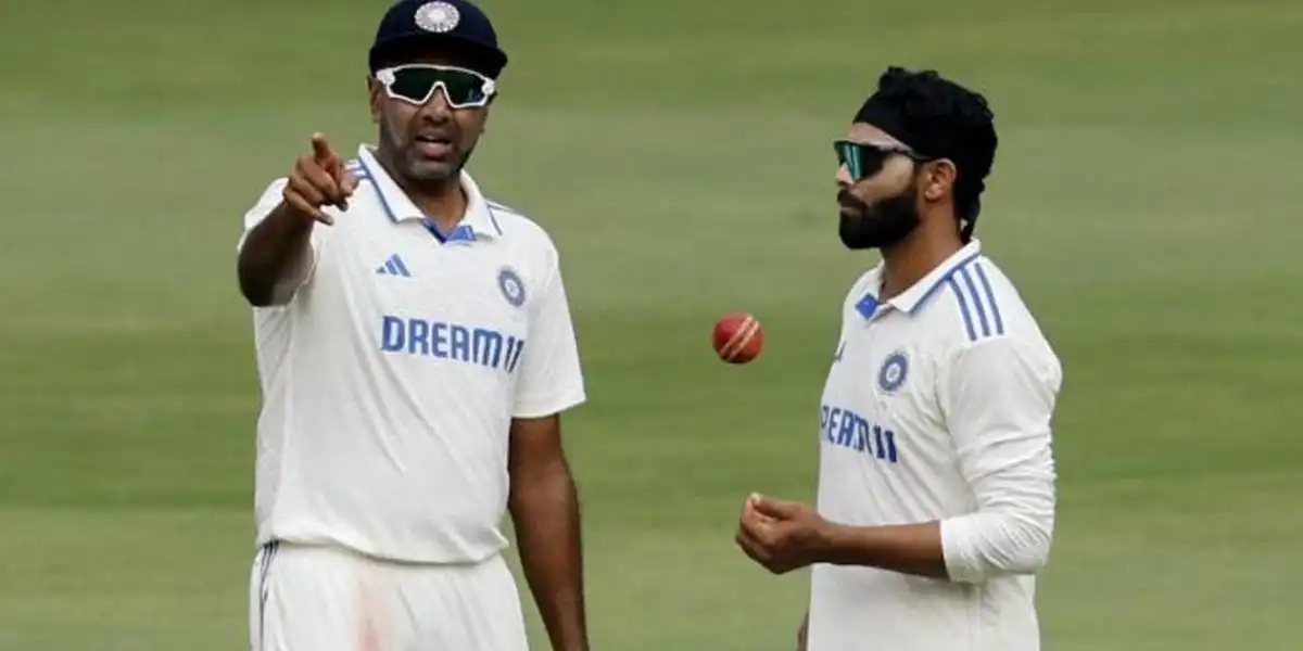 Ravichandran Ashwin and Ravindra Jadeja [Source: @toisports/x.com]